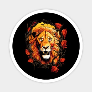 Lion Head 2 Magnet